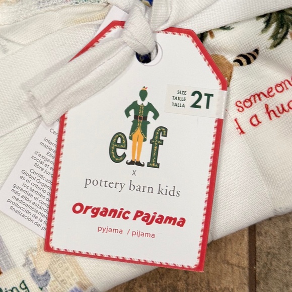 ORGANIC CHRISTMAS THE ELF MOVIE BABY PAJAMAS - PBK - Picture 6 of 11